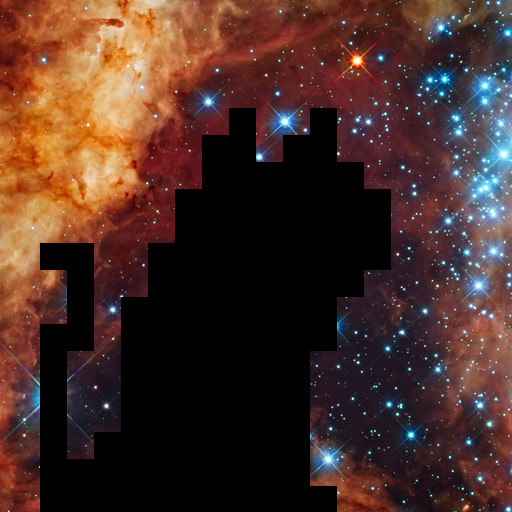 The cat rides the astrobus icon